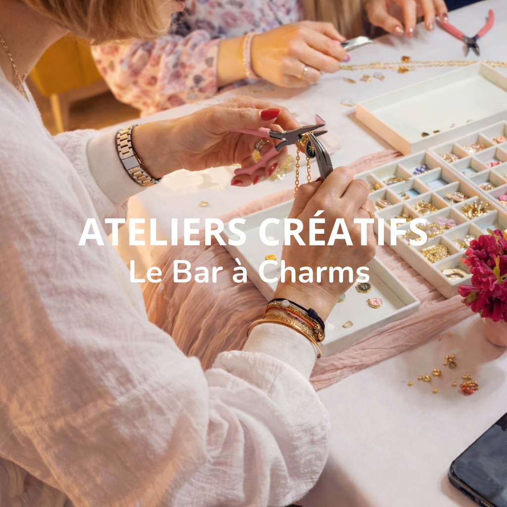 créer son bijoux grâce au bar à charms - atelier de création de bijoux