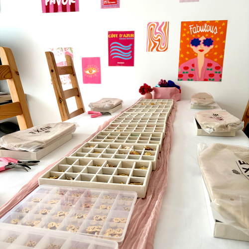 créer son bijoux grâce au bar à charms - atelier de création de bijoux