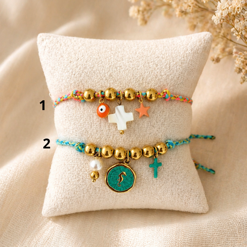 bracelet sur codon avec breloque