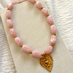 collier perle resine coloree personnalisable