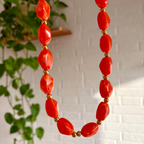 collier perle resine coloree personnalisable