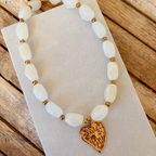 collier grosses perles résine personnalisable
