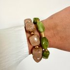 compo des collections jeannette et clea grosses perles en resine